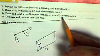 Geometry Test chapter 1
