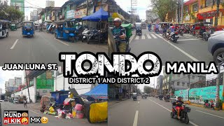 MK😜/BIYAHENG JUAN LUNA DISTRICT 1\u00262 TONDO MANILA/#obstruction #illegalparking #illedalvendor #basura