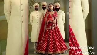 Red Designer bridal lehenga