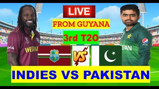 🔴 LIVE : PAKISTAN VS WEST INDIES 3rd T20 | PAK VS WI 3rd T20 LIVE | PAK VS INDIES TODAY MATCH LIVE |