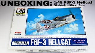 Unboxing:1/48 Grumman F6F-3 Hellcat by Otaki/Arii/MicroAce