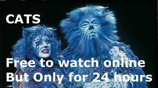 Free CATS Musical by Andrew Lloyd Webber to Watch #TheatreatHome No:21 - (Only on the 15th May)