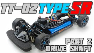 How to Install Drive Shaft & Spur Gear on Tamiya TT-02 Type SR Chassis Kit