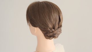 Simple and Easy Updo for Wedding Guest