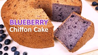 Best Blueberry Chiffon Cake Recipe