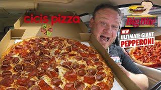 Cici's Pizza ⭐Ultimate Giant Pepperoni Pizza⭐ Food Review!!!