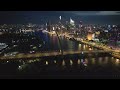 ho chi minh city saigon by night beautiful places aerial views drone footage