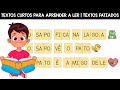 Textos curtos para aprender a ler e escrever | Aprendendo a ler em casa | Ensinando meu filho