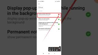 How to fix Drive Home screen shortcut setting on Android phone