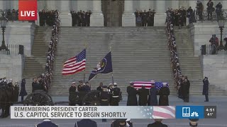 Honoring Jimmy Carter at the US Capitol