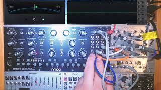 Moog Mother-32 \u0026 Make Noise Maths - 4 VCO