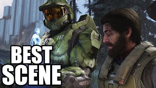 HALO Infinite - Best Scene - Emotional Master Chief and Pilot Moment