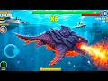 The Fire-Breathing Terror: Pyro Shark 🔥 Gameplay (iOS) Hungry Shark Evolution
