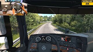Relaxing Truck Driving POV through Austria | Mercedes New Actros | Euro Truck Simulator