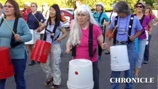 Chicks with Sticks bucket drumming