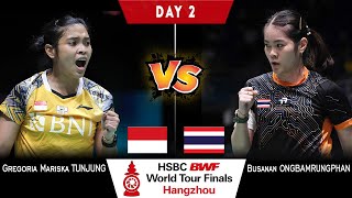 Gregoria Mariska Tunjung vs Busanan Ongbamrungphan Badminton WTF2024 | Day 2