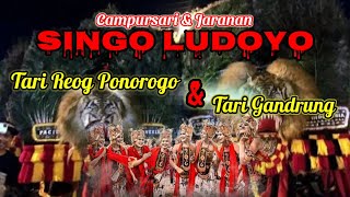 SINGO LUDOYO !! Adegan Tari Reog Ponorogo Dan Seni Tari Gandrung Jember_live sumberjo pagak jombang