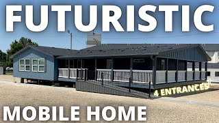 FUTURISTIC MOBILE HOME! This house will BLOW your MIND! Triple Wide Home Tour