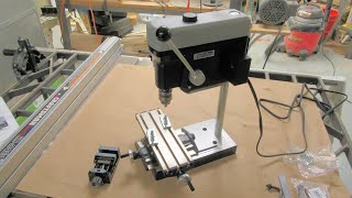 Micro-Mark: MicroLux Mini Drill Press with Vise and X-Y Table Accessories