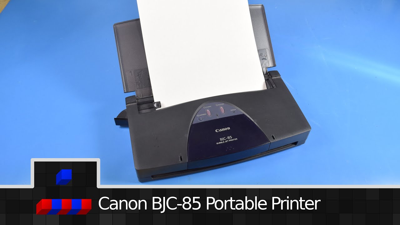 0x0012.1 - Canon BJC-85 Portable Printer - YouTube