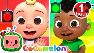 Red Light VS Green Light (Dance Party) | Cocomelon - Nursery Rhymes | Colors for Kids