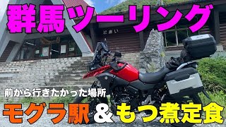 【モトブログ】Vストロームで群馬ツーリング、憧れの土合駅と永井食堂に行ってきた！