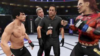 Bruce Lee vs. Hazardous (EA Sports UFC 2) - Epic Battle 💯 🐲 - Dragon Fights 🐉
