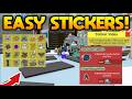 How To Collect Beesmas Stickers FAST! (Bee Swarm Simulator)