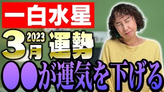 【占い】一白水星、2023年3月の運勢！【九星氣学】●●に気をつけないと運勢悪くなります【秀夏塾】