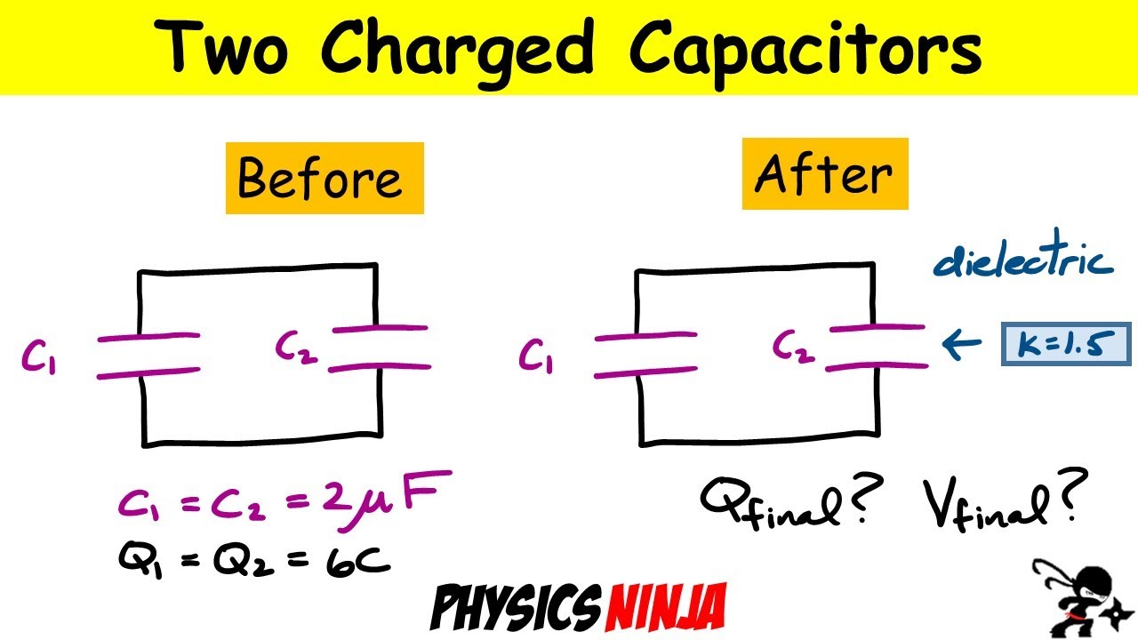 Two Charged Capacitors - YouTube