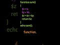 Global vs. local variables in PHP functions