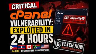 Critical cPanel Vulnerability: Exploited in 24 Hours