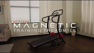 Sunny Health & Fitness SF-T7878 Cardio Trainer Self-Powered Manual Treadmill
