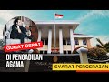 Syarat Mengajukan Gugatan Perceraian di Pengadilan Agama, baik Secara mandiri atau melalui pengacara