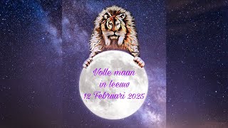 Volle maan in Leeuw - 12 Februari 2025 🌕 ♌️