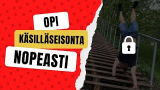 Käsilläseisonta 101 | Dude Training