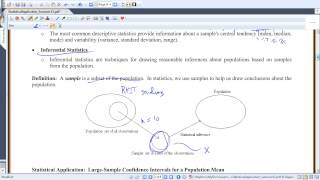 MA 381: Statistical Application, Confidence Interval, Part 1