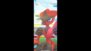 《Pokemon GO》邀請朋友3人一起挑戰超級巨鉗螳螂Mega Scizor buzzes !(快速帶你看)~