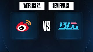 WEIBO GAMING vs BILIBILI GAMING (DEMI FINALES WORLDS 2024)