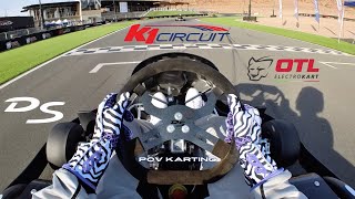 K1 Circuit in the OTL E-Pro Kart (POV Driving) - First Laps at the Best New Karting Track!