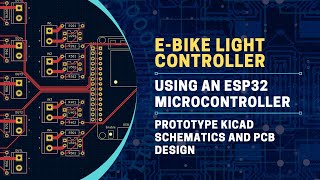 Prototype KiCad schematics and PCB design - E-bike light controller and GPS tracker using an ESP32