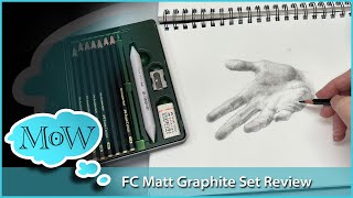 Faber Castell Matt Graphite Pencil Set Review + A Hand Drawing.