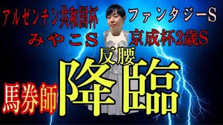 【反腰の読み上げ競馬予想】11/4 京王杯2歳ステークスGⅡ　東京11R・ファンタジーステークスGⅢ　京都11R・11/5 アルゼンチン共和国杯GⅡ　東京11R・みやこステークスGⅢ京都11R　3連単