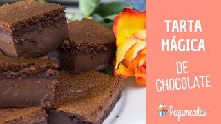 PASTEL INTELIGENTE DE CHOCOLATE (TARTA MÁGICA) | PEQUERECETAS