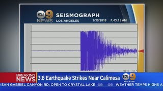 Quake With Magnitude Of 3.6 Rattles Riverside County, USGS Says