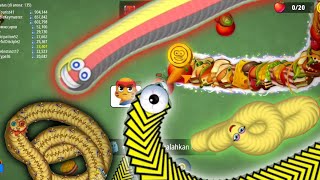 🐍 Rắn Săn Mồi -Top Game Con Giun Worms Zone.io YellowCard Snake Fast Kill - #gameplay Rohman GG