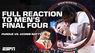 FULL REACTION: Purdue & UConn ADVANCE to the NCAA Men's National Championship 🏆 | SportsCenter