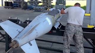 187th Munitions Flight assembles JDAM bomb.