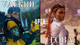 【APEX LEGENDS】ヴァルキリー(Valkyrie)・ローバ(Loba)のムービー・セリフ詰め合わせ【エーペックスレジェンズ】