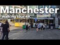 Walking in MANCHESTER  4K, UK. ENGLAND